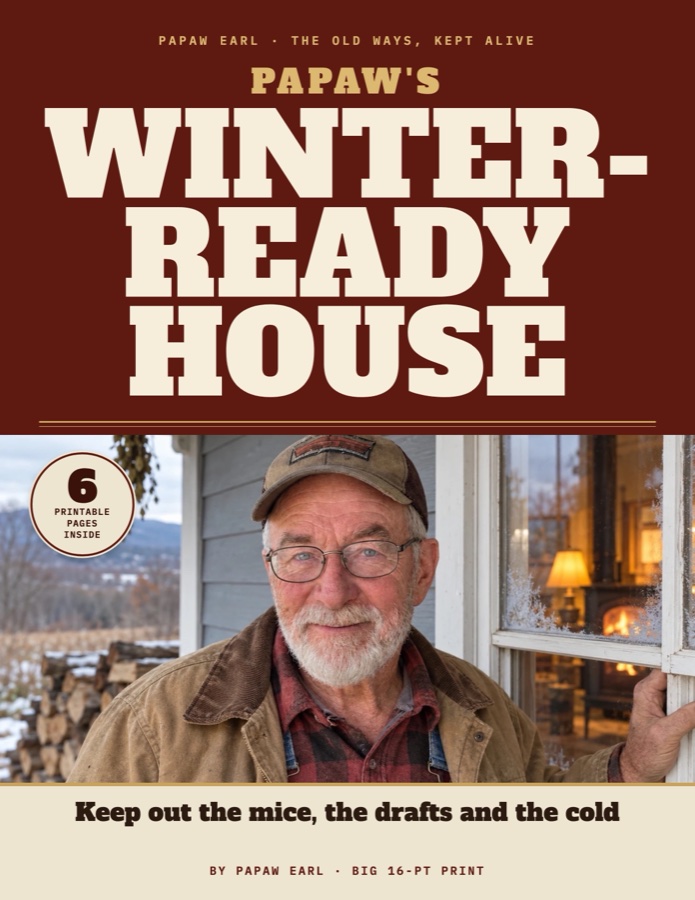 The cover of Papaw's Winter-Ready House